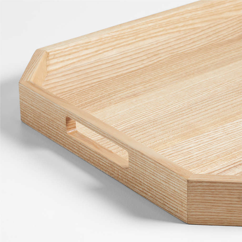 Natural Ash Wood Serving Tray