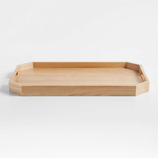 Natural Ash Wood Serving Tray